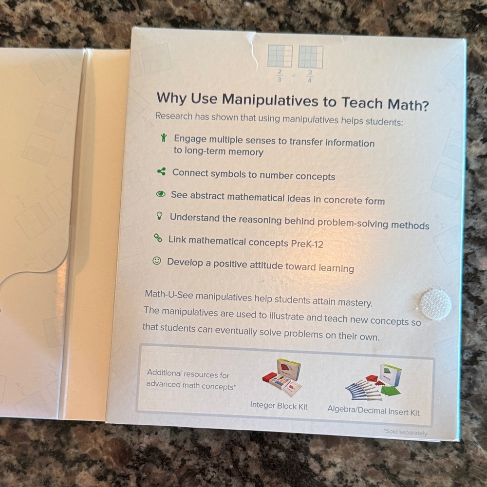 Math-U-See Fraction Overlay Kit - Picture 3 of 10